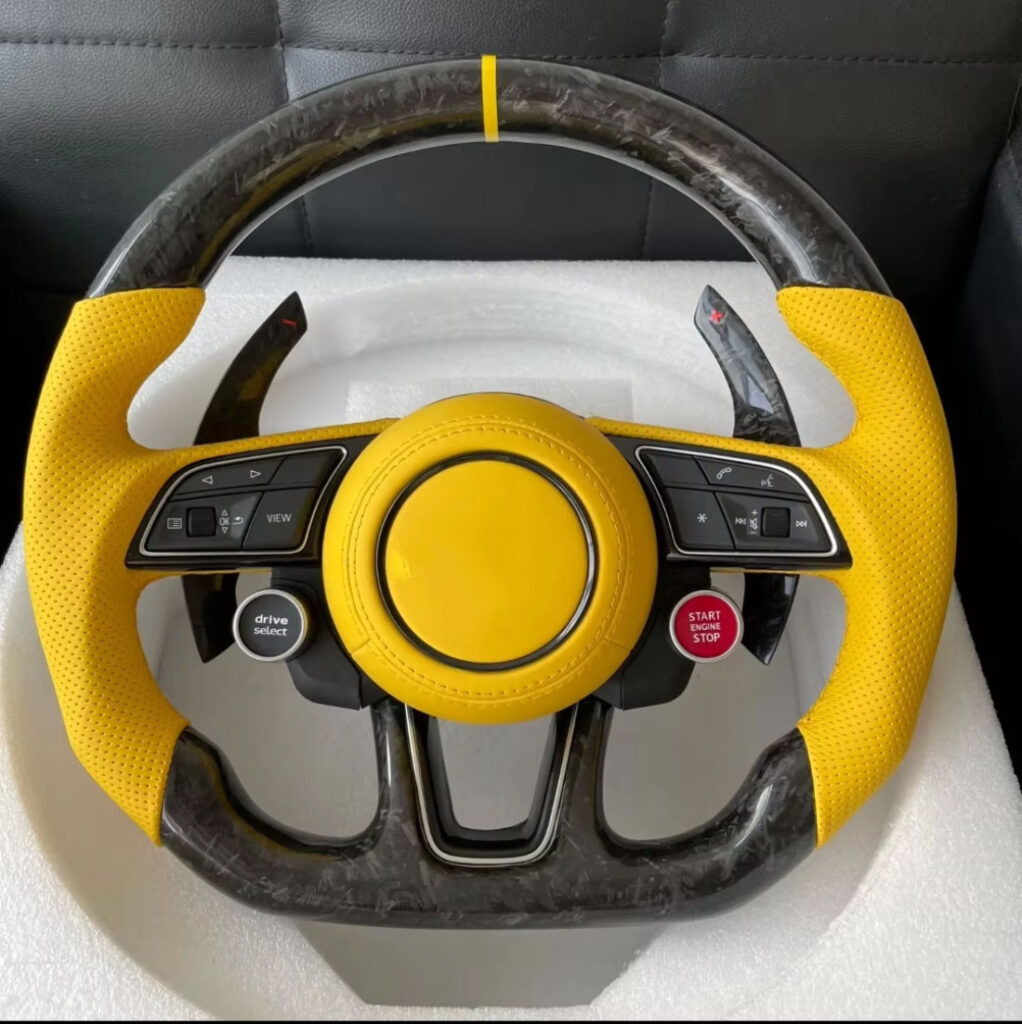 audi a3 a4 a5 a6 a7 q3 q5 q7 a8 s4 s6 s7 s8 r8 rs3 rs4 rs5 carbon fiber steering wheel