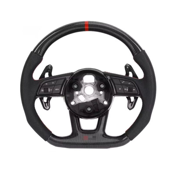 custom carbon fiber steering wheel for audi a3 a4 a5 a6 a7 q5 q7 s3 s4 s5 s6 rs3 rs5 rs7