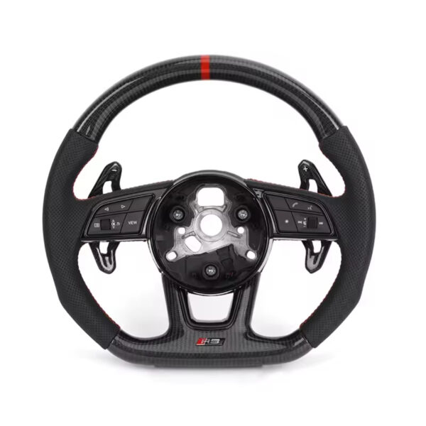 custom carbon fiber steering wheel for audi a3 a4 a5 a6 a7 q5 q7 s3 s4 s5 s6 rs3 rs5 rs7