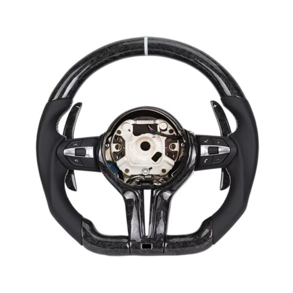led m sport carbon fiber steering wheel compatible with bmw g20 g21 g22 f40 f44 g05 g06 g07 g08 g18 g01 g02 g30