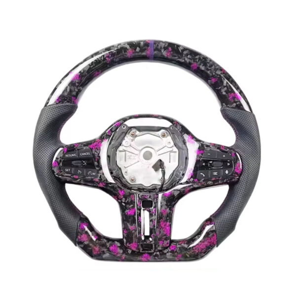 led m sport carbon fiber steering wheel compatible with bmw g20 g21 g22 f40 f44 g05 g06 g07 g08 g18 g01 g02 g30