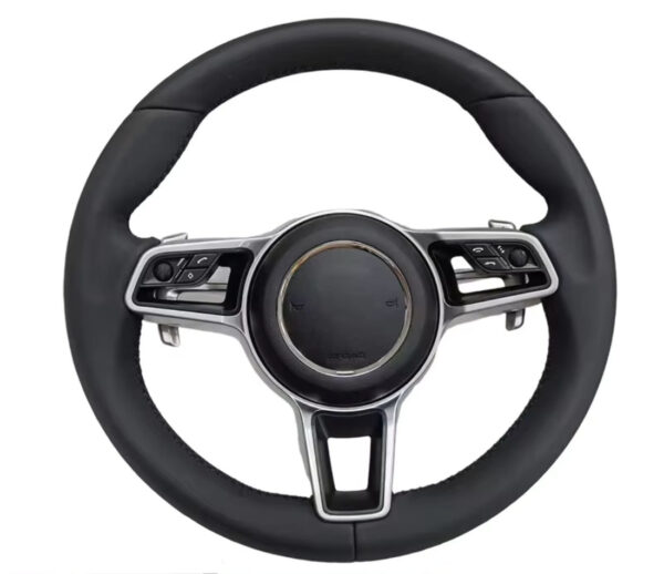 leather steering wheel compatible with cayenne/911(997)/panamera/boxster/cayman(987/981)/718