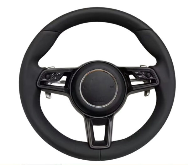 leather steering wheel compatible with cayenne/911(997)/panamera/boxster/cayman(987/981)/718