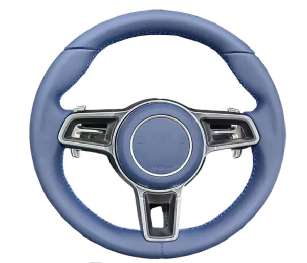 leather steering wheel compatible with cayenne/911(997)/panamera/boxster/cayman(987/981)/718