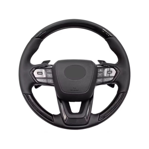 Carbon Fiber Leather Steering Wheel Compatible With Toyota Corolla Hilux Fortuner Land Cruiser GR Sport – Univer carbon fiber leather steering wheel compatible with toyota corolla hilux fortuner land cruiser gr sport – univer